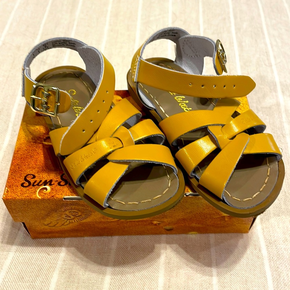 Salt Water Sandals by Hoy Yellow Kids Sandals